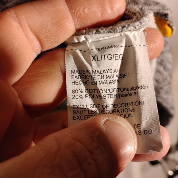 Project Rock Under Armour hoodie mens XL XLArge gray brahma bull sleeveless - Picture 7 of 9